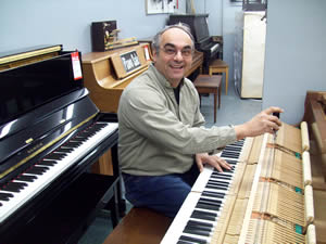 Mike Telep piano tuning service repairs