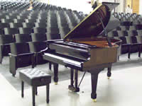 Upright - Grand - Pianos piano rental in concert hall